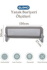 Guimo Bebek Güvenlik Yatak Bariyeri 150cm ürün fotoğrafı