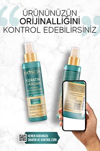 Keratin & Argan Onarıcı Sıvı Saç Bakım Kremi 150 ml - Yıpranmış Ve Hassas Saçlar ürün fotoğrafı