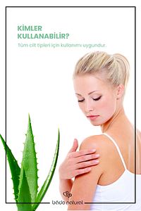 Aloe Vera Jel Güneş Sonrası Nemlendirici %100 Doğal 100 ml ürün fotoğrafı