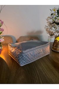 6'LI SET Gri Benekli Desen 6 Parça Valiz Içi Düzenleyici Set ürün fotoğrafı