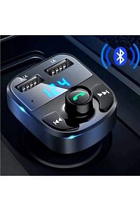 Carx8 Fm Transmitter Bluetooth Usb Mp3 Çakmaklık Girişli Oto Müzik Çalar Kiti ürün fotoğrafı