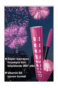 Lash Sensational Firework Maskara & Lifter Plump Dudak Parlatıcısı- 006 Hot Chili Makyaj Seti ürün fotoğrafı
