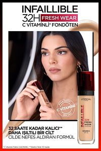 L'oréal Paris Infaillible 32h Fresh Wear C Vitaminli Fondöten - 130 True Beige ürün fotoğrafı