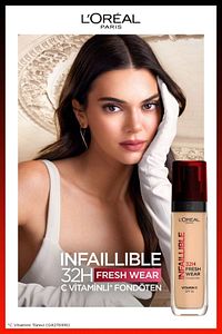 L'oréal Paris Infaillible 32h Fresh Wear C Vitaminli Fondöten - 130 True Beige ürün fotoğrafı