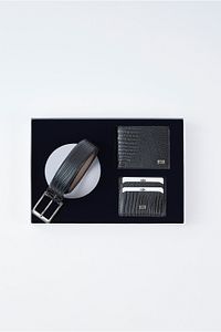Lezard Desen Kemer & Cüzdan & Kartlık Set ürün fotoğrafı