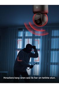 Akıllı Wi-fi Kamera 360° 1296p 2k ürün fotoğrafı