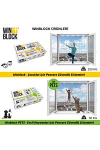 Pets – Kediler Için Pencere Güvenlik Ağı (110 X 140 CM YE KADAR) – Tek Kanat Kutu ürün fotoğrafı