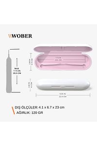 Şarjlı Diş Fırçası Için Seyahat Kabı, Sadece Oral B Pro1, Vitality Ve Starter Serisine Uyumlu ürün fotoğrafı