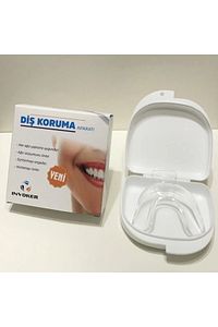 Diş Gıcırdatma Diş Sıkma Çene Sıkma Önleyici Bruksizm Aparatı Silikon Gece Plağı Termoform Dişlik ürün fotoğrafı
