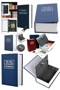 Kitap Şeklinde Gizli Kasa Hırsız Kilitli Sözlük Para Kumbarası ürün fotoğrafı