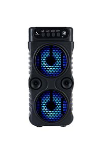 Bluetooth Hoparlör Parti Hoparlörü Karaoke Mikrofon Hediyeli Işıklı Ses Bombası Radyo Usb Sd Girişli ürün fotoğrafı