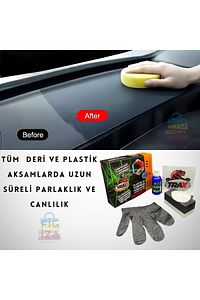Trax Oto Araç Seramik Kaplama Tampon Torpido Parlatıcı Yenileyici Plastik Aksam Yenileyici ürün fotoğrafı