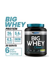 Whey Protein Big Whey Classic Çikolata 30 Servis 1020gr Protein Tozu Sindirim Enzimi İlaveli ürün fotoğrafı