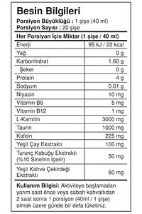 L-karnitin Thermo Nator Portakal Aromalı 40ml×20 Ampul 3000 Mg L-carnitine ürün fotoğrafı