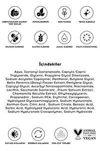 Moisturizer | Su Bazlı Nemlendirici Yüz Kremi Cilt Tonu Eşitleyici Aydınlatıcı | Tüm Cilt Tipleri ürün fotoğrafı