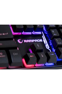 Titan K9 Siyah Usb Gökkuşağı Renkli Aydınlatmalı Q Standart Mekanik Hisli Gaming Oyuncu Klavyesi ürün fotoğrafı