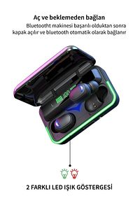 Ios-android Uyumlu Kablosuz Kulakiçi V5.1 Mikrofonlu Powerbank Kutulu Db-17 Bluetooth Kulaklık ürün fotoğrafı