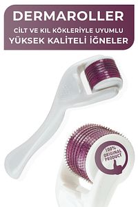Dermaroller Beyaz Professional - Saç, Kaş, Sakal Serum Kullanıma Uygun Yeni Seri ürün fotoğrafı