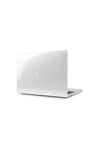 Apple Macbook Air 13.6 Inç 2022 2024 M2 M3 M4 Çip A2681 A3113 A3240 Kilif Parlak Simli Şeffaf Kapak ürün fotoğrafı