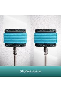 8000 Aqua Plus Kablosuz Şarjlı Dik Süpürge, 360 Emiş Başlığı, 7.51 Kg,25 V 80 Db ürün fotoğrafı