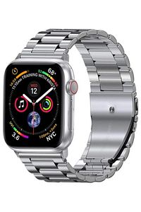 Apple Watch 7 8 9 10 Ultra 2 44 45 46 49mm Uyumlu Çelik Kordon ürün fotoğrafı