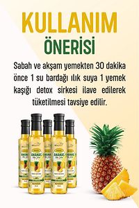 Detox Sirkesi Ödem Atmaya Kilo Vermeye Yardımcı Doğal Zayıflama, Yöntemi Detoks Sirkesi ürün fotoğrafı