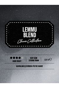 Lemmu Blend Filtre Kahve, Espresso Kahve, Çekirdek Kahve 1000 Gr. ürün fotoğrafı