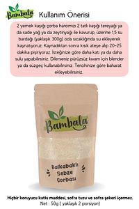Haftalık 3'lü Çorba Paketi ( 3x50g) Pancar, Ispanak, Balkabaklı sebze Çorbası ürün fotoğrafı