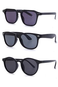 3'lü Set Unisex Güneş Gözlüğü. ürün fotoğrafı