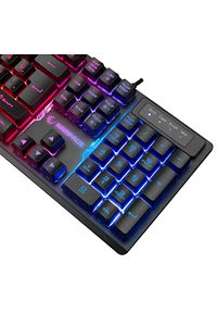 Km-rx7 Fortuna V2 Gökkuşağı Aydınlatmalı Usb Siyah Gaming Combo Q Klavye 12800 Dpi Mouse ürün fotoğrafı