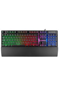 Km-rx7 Fortuna V2 Gökkuşağı Aydınlatmalı Usb Siyah Gaming Combo Q Klavye 12800 Dpi Mouse ürün fotoğrafı