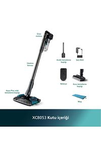 Aqua Plus 8000 Serisi Şarjlı Dikey Süpürge  XC8053/01 ürün fotoğrafı