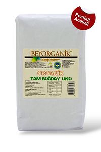 ORGANİK Tam Buğday Unu 1kg (PESTİSİT ve AFLATOKSİN ANALİZLİ) ürün fotoğrafı