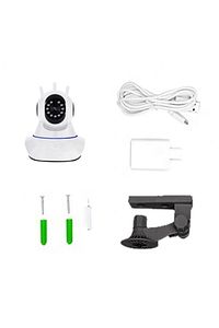 360° Wifi Ip Güvenlik Kamera 3 Antenli Gece Görüşlü Sensörlü Harekete Duyarlı Sesli 3-antenli-camera ürün fotoğrafı