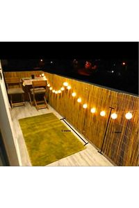 Doğal Kamış Hasır Çit 1 X5 Metre Balkon Çiti Bahçe Çiti , Hasır Bambu Çit, Bahçe Çiti Ve Gölgelik ürün fotoğrafı