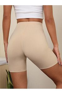 Porfy Model Basen Etkili Lazer Kesim Paçalı Korse Extra Sıkı Kısa Şort Ten Renk ürün fotoğrafı