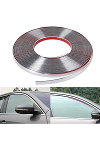 Oto Serisine 18 Mm 3d Dekoratif Krom Nikelaj Şerit Çıta Panjur Kalın Şerit 5 Metre Nkt Group ürün fotoğrafı