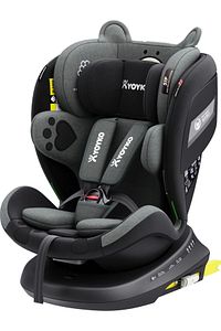 Bear 360 Derece Dönebilir Yatabilir 0-36 Kg Isofixli Oto Koltuğu Gri ürün fotoğrafı