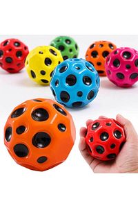 Yükseğe Zıplayan Delikli Bouncer Ball Süper Uzay Topu 1 Adet ürün fotoğrafı