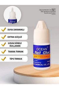 Takma Tırnak Yapıştırıcı Tips Yapıştırıcı Hızlı Yapıştırıcı Nail Glue 3 gr ürün fotoğrafı