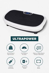 Ultra Power Model Yüksek Titreşimli Zayıflama, Egzersiz Ve Spor Cihazı - Kondisyon Ve Spor Aleti ürün fotoğrafı