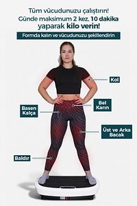 Ultra Power Model Yüksek Titreşimli Zayıflama, Egzersiz Ve Spor Cihazı - Kondisyon Ve Spor Aleti ürün fotoğrafı
