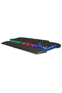 Kb-rx77 Runner Siyah Usb Rainbow Aydınlatmalı Q Bilek Destekli Gaming Klavye ürün fotoğrafı