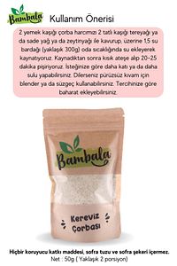 Haftalık 3'lü Çorba Paketi ( 3x50g)Brokoli, Kereviz ve Bezelye çorbası ürün fotoğrafı