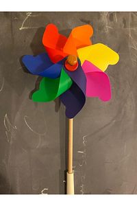 Kardeşler Rüzgar Gülü Çap: 16 Cm ürün fotoğrafı