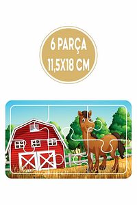 Baby Puzzle 6 Parça 6 Adet Puzzle Seti-3 ürün fotoğrafı