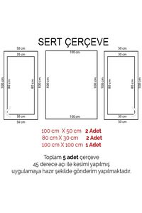 Dekoratif Boyanabilir 2,5 Cm Duvar Çıtası Kesimli Hazır Paket ürün fotoğrafı