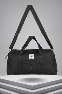 Orijinal Unisex 2 Bölmeli Önü Fermuarlı Uzun Askılı Geniş Hacimli Seyahat Gym Fitness Spor Çantası ürün fotoğrafı