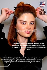 Kahverengi Lastikli Yüz & Göz Germe Bantları (20'Lİ PAKET) ürün fotoğrafı