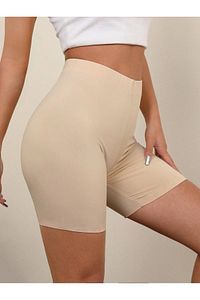 Porfy Model Basen Etkili Lazer Kesim Paçalı Korse Extra Sıkı Kısa Şort Ten Renk ürün fotoğrafı